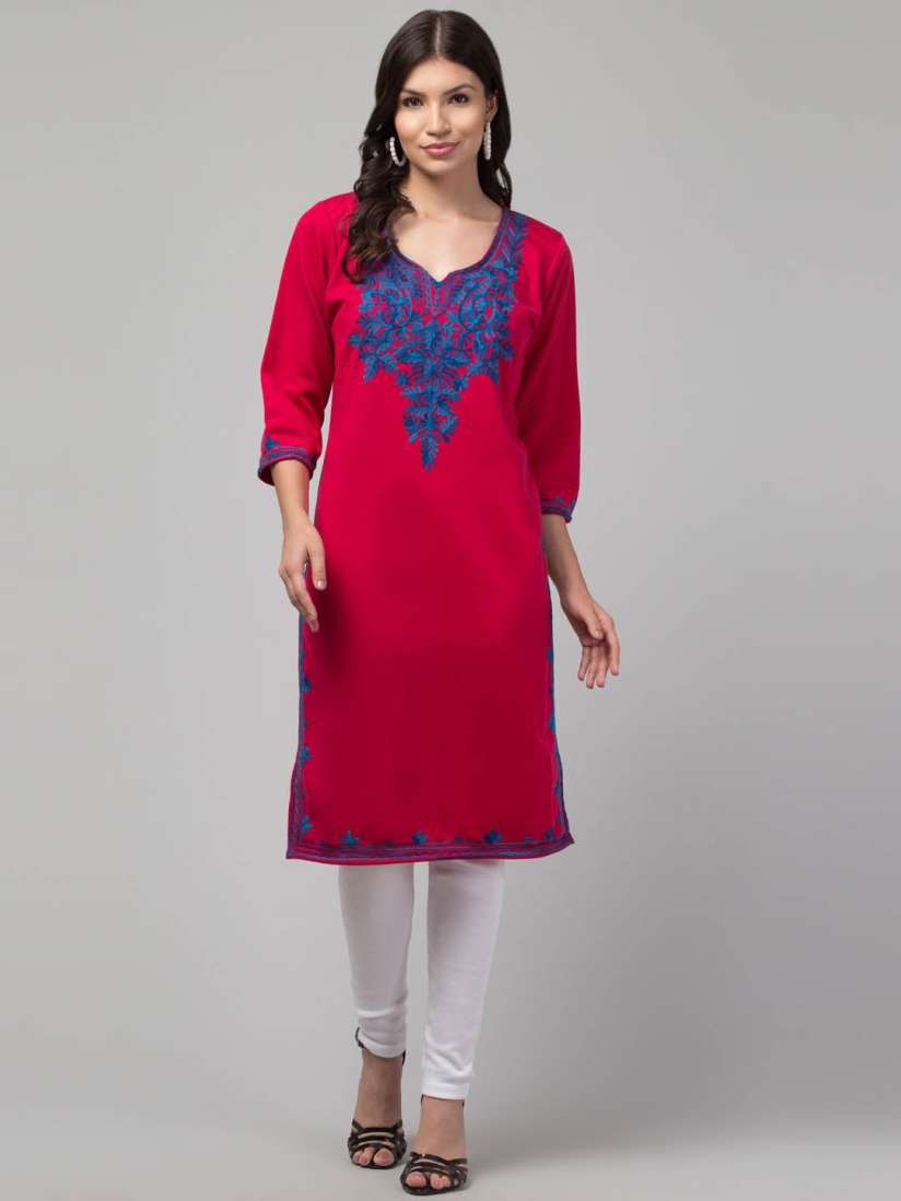 Woollen kurti on myntra outlet