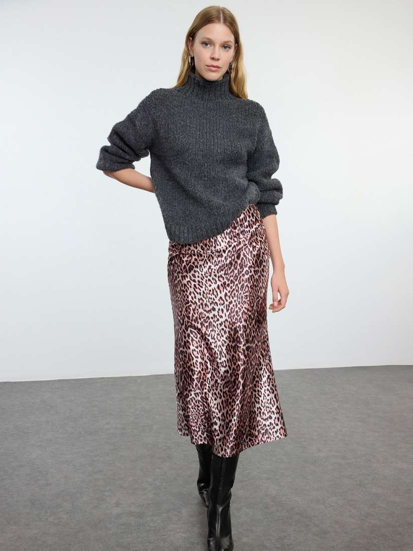 Buy Trendyol Printed A Line Midi Skirt Skirts for Women 30994587 Myntra