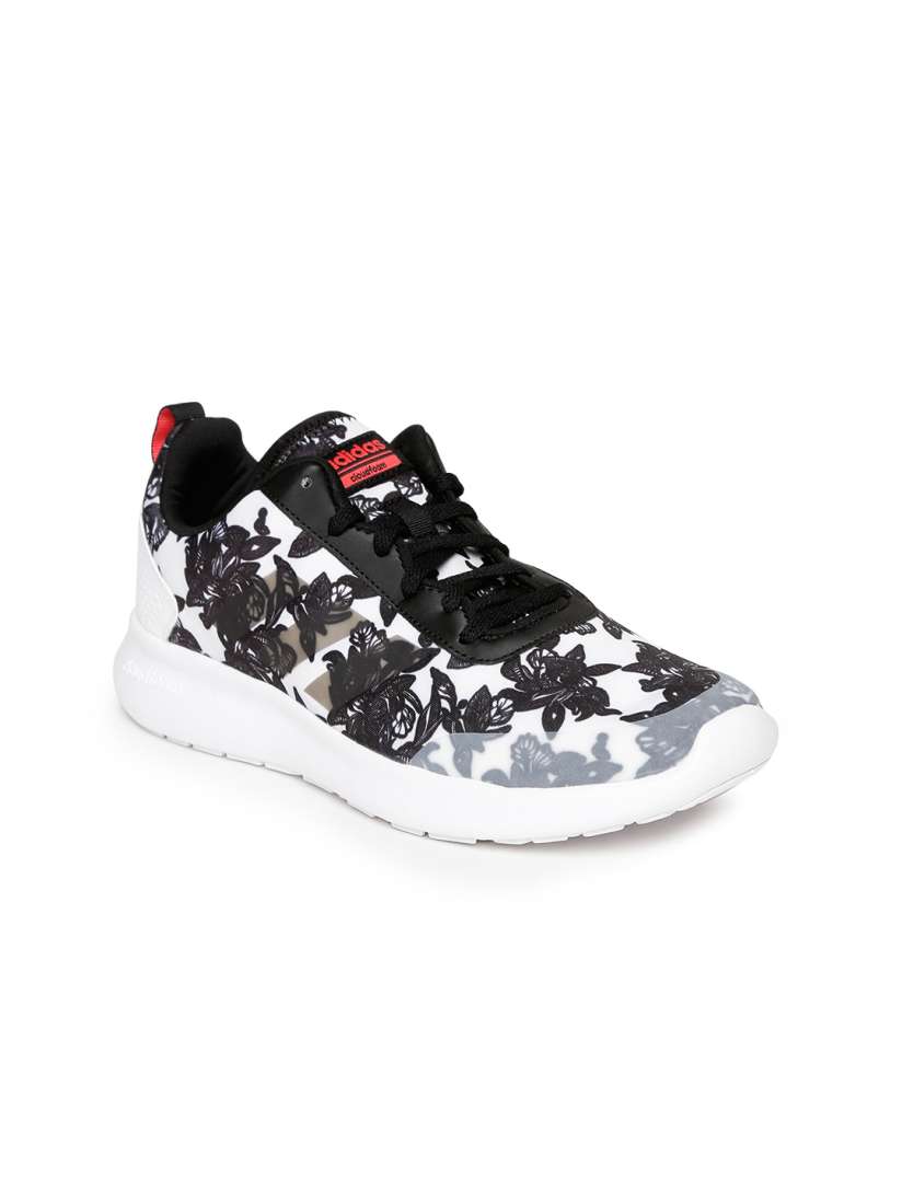 Buy ADIDAS Women White Black CF Element Race Printed Running Shoes Sports Shoes for Women 3099889 Myntra