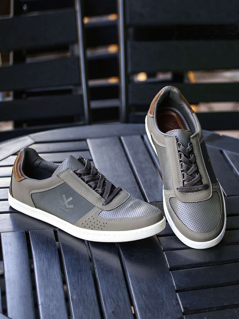 Buy WROGN Men Grey Sneakers Casual Shoes for Men 3100296 Myntra