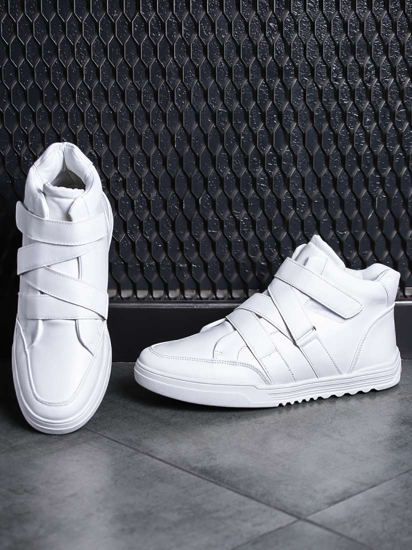 Mens velcro high tops top