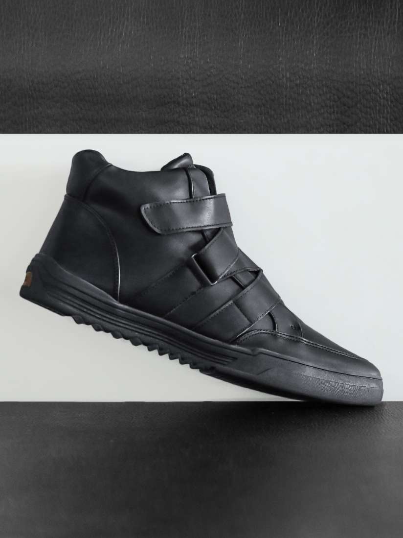 Wrogn men black sneakers cheap