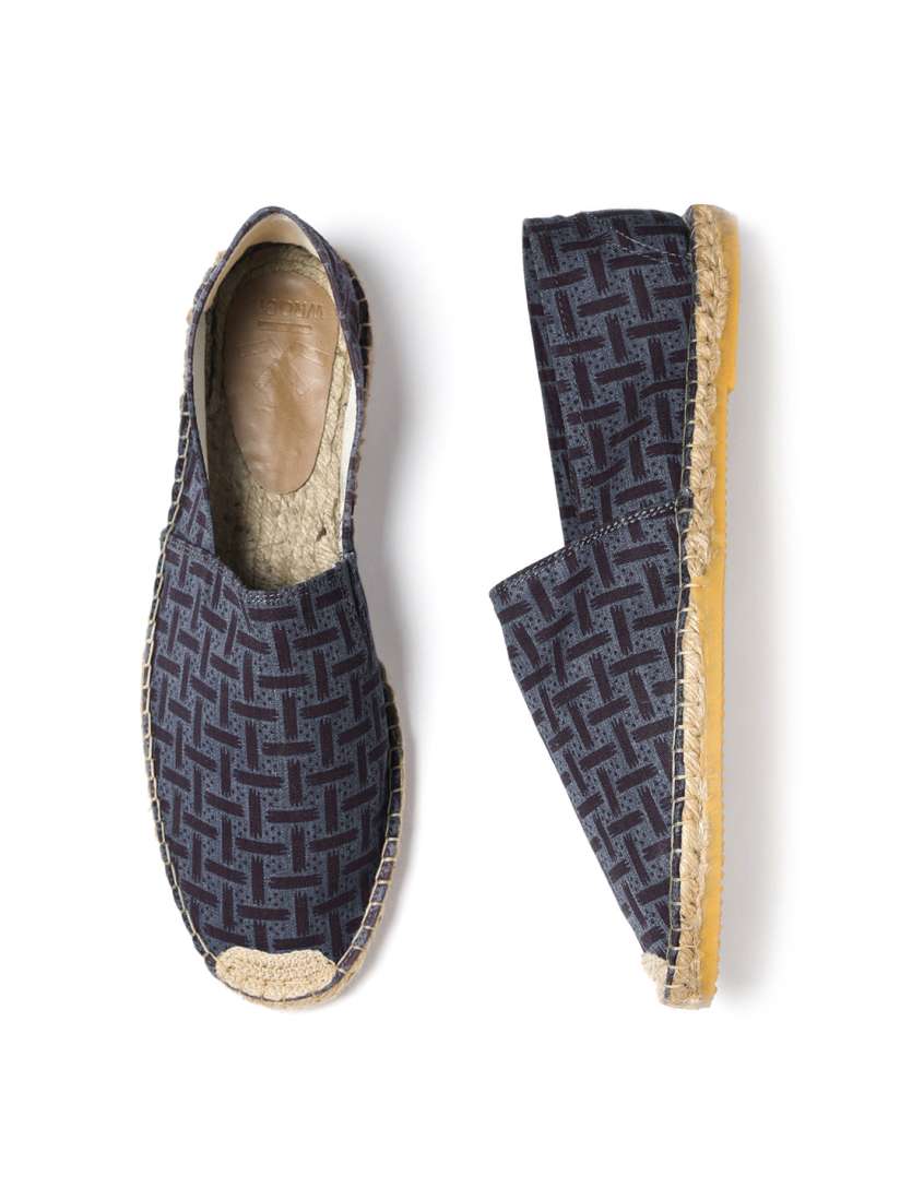 Buy WROGN Men Blue Burgundy Printed Espadrilles Casual Shoes for Men 3100304 Myntra