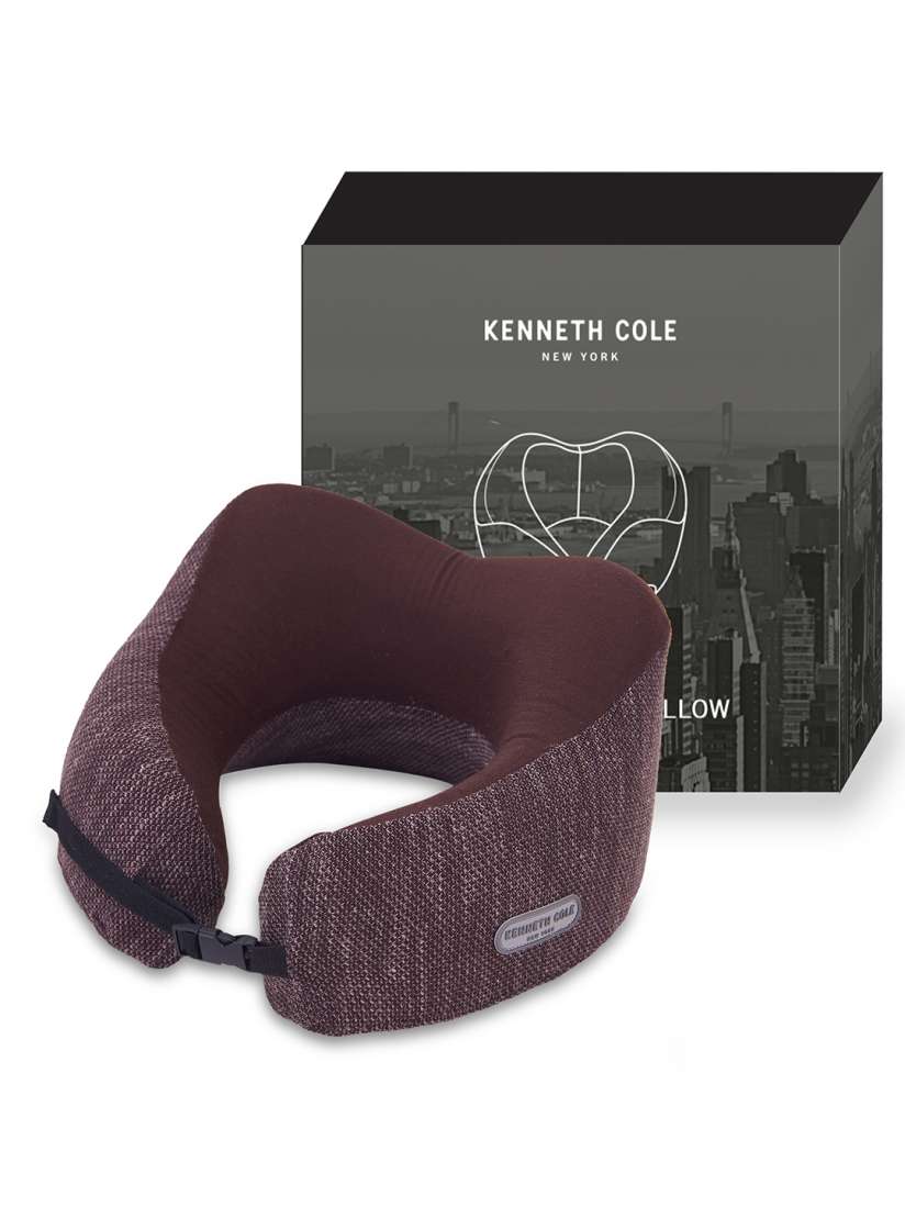 Buy Kenneth Cole Brown Cotton Filled Cotton Lightweight Travel Pillow Pillows for Unisex 31050867 Myntra