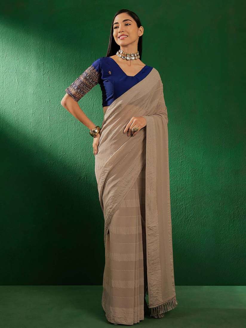Buy DIVASTRI Women Embellished Embroidered Designer Saree Sarees for Women 31069402 Myntra