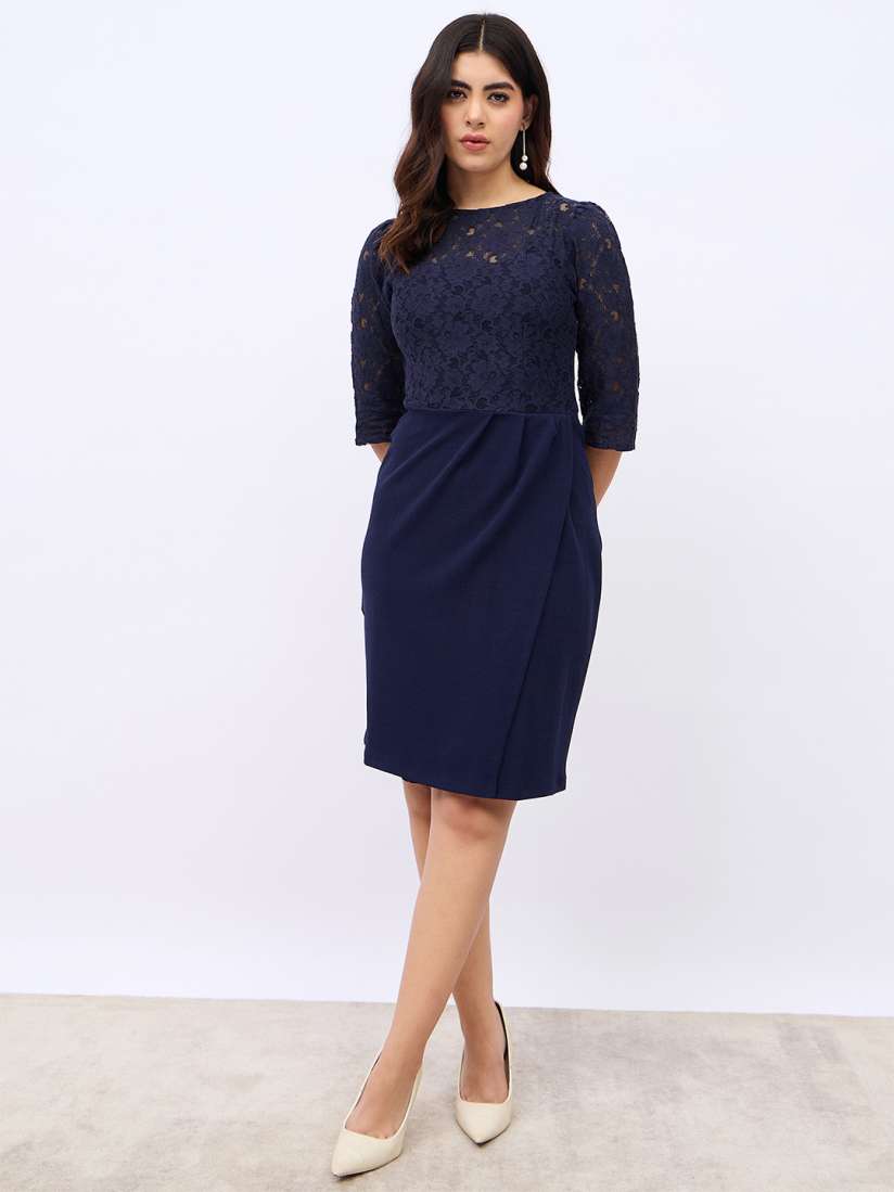Myntra lace dress online
