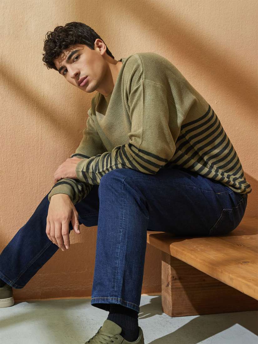 Light olive green sweater top