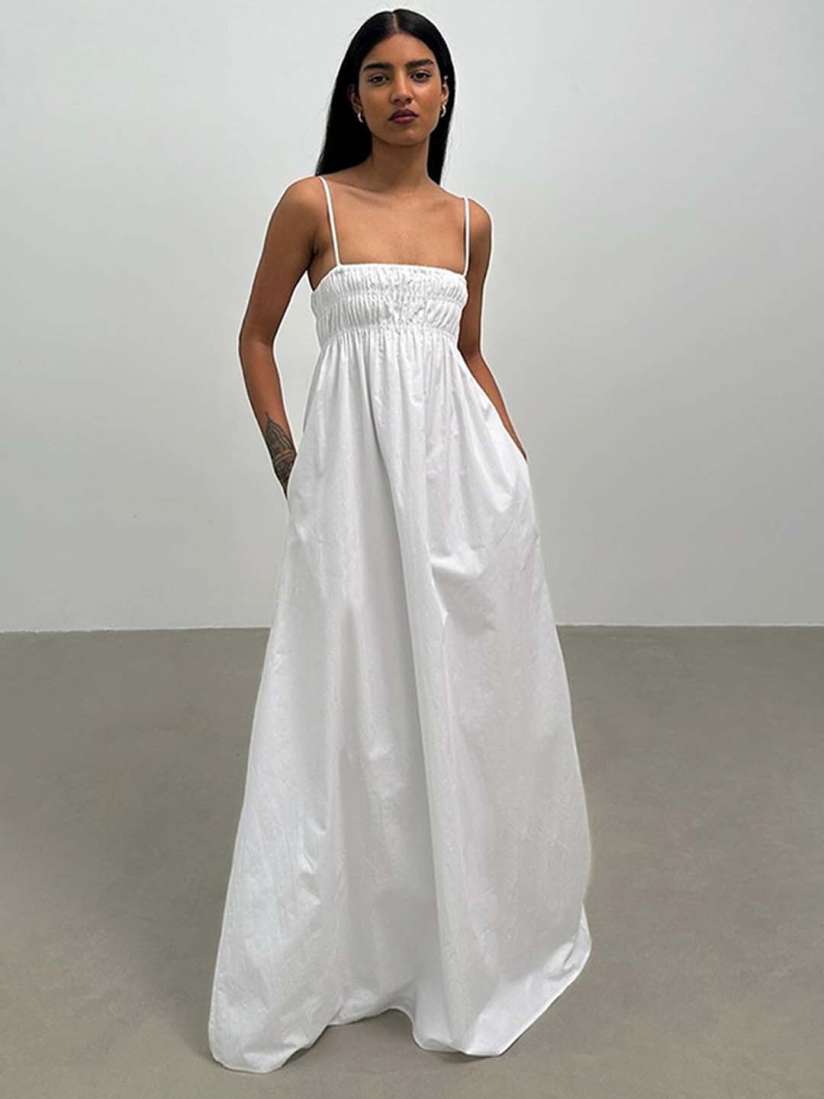 Buy LULU SKY Women Shoulder Straps Maxi Dress Dresses for Women 31070493 Myntra
