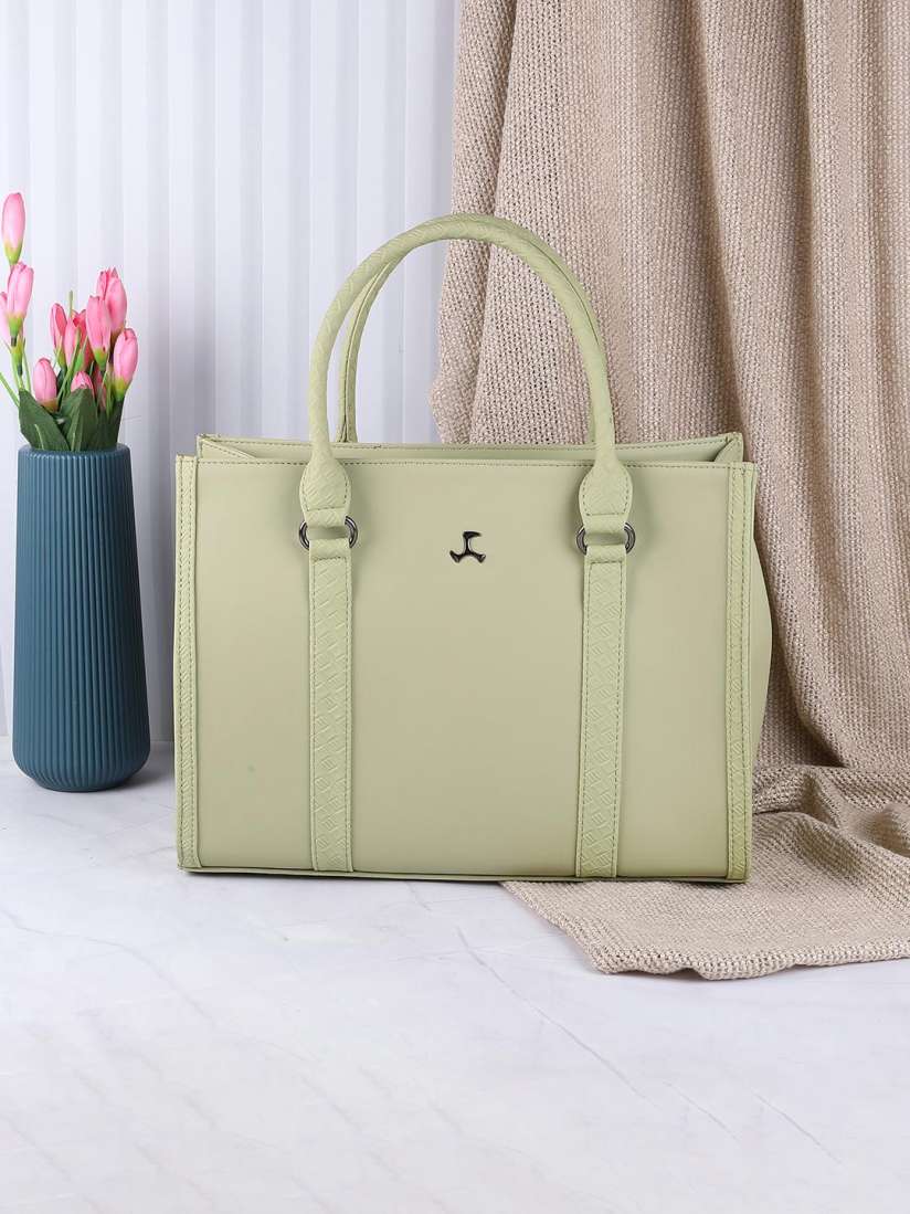 Buy Mochi Structured Tote Bag with Tasselled Handbags for Women 31072815 Myntra
