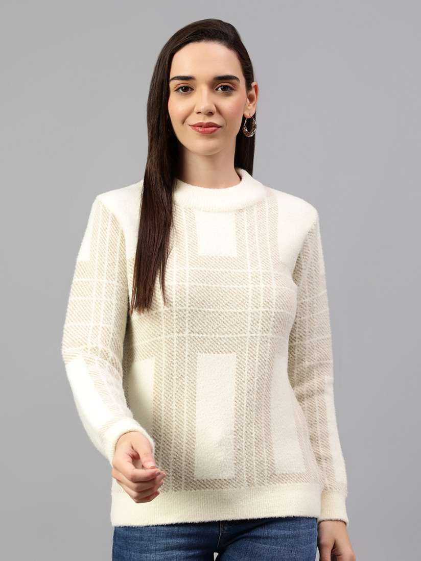 Buy Cantabil Women Cable Knit Pullover Sweaters for Women 31077221 Myntra