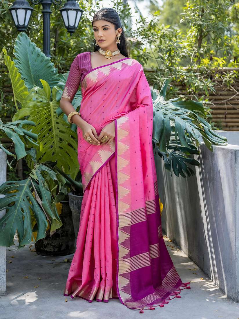 Buy Kandora Woven Design Zari Pure Silk Tussar Saree Sarees for Women 31083949 Myntra