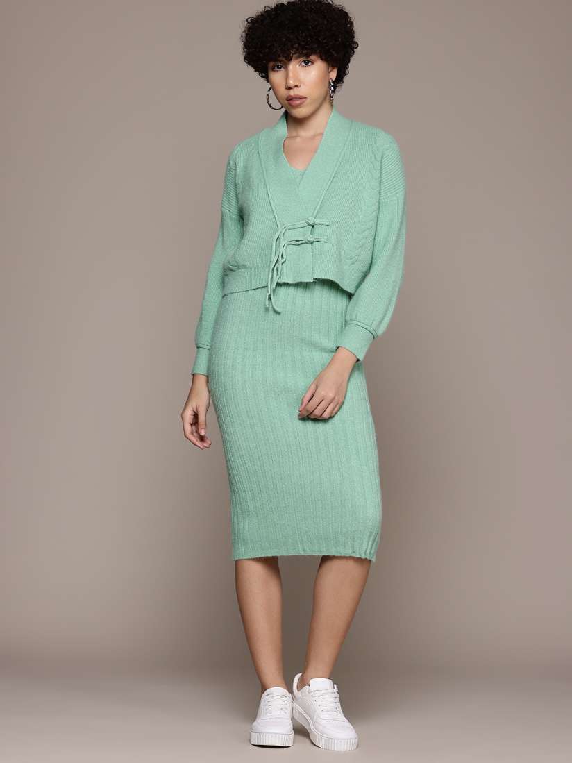Myntra two piece dress 2025