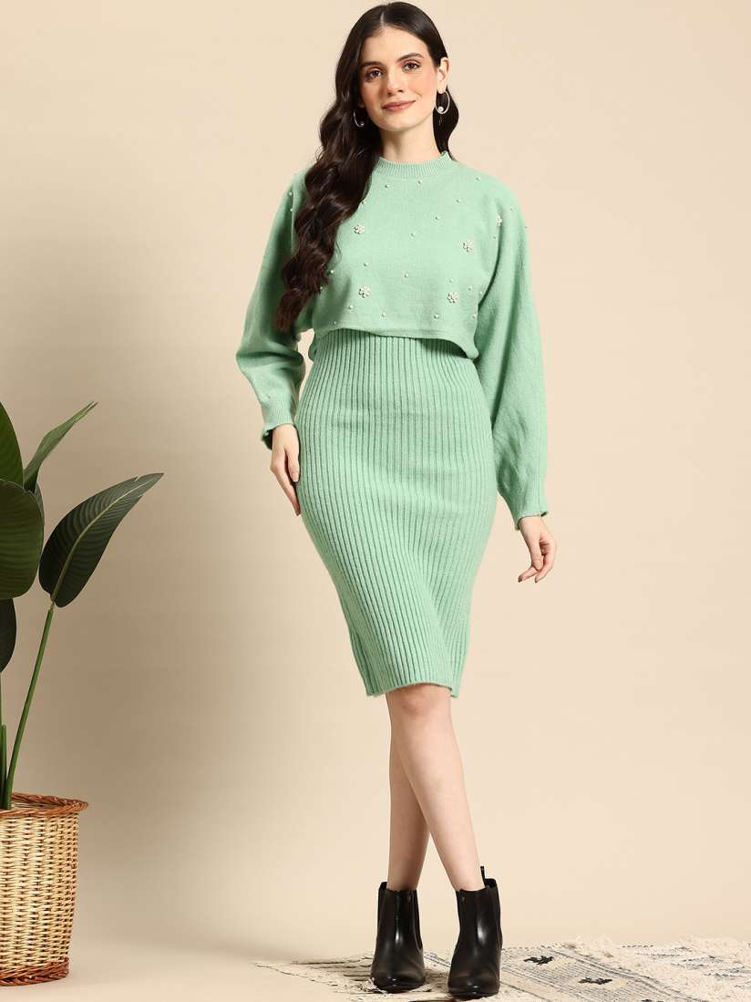 Two piece dress myntra store