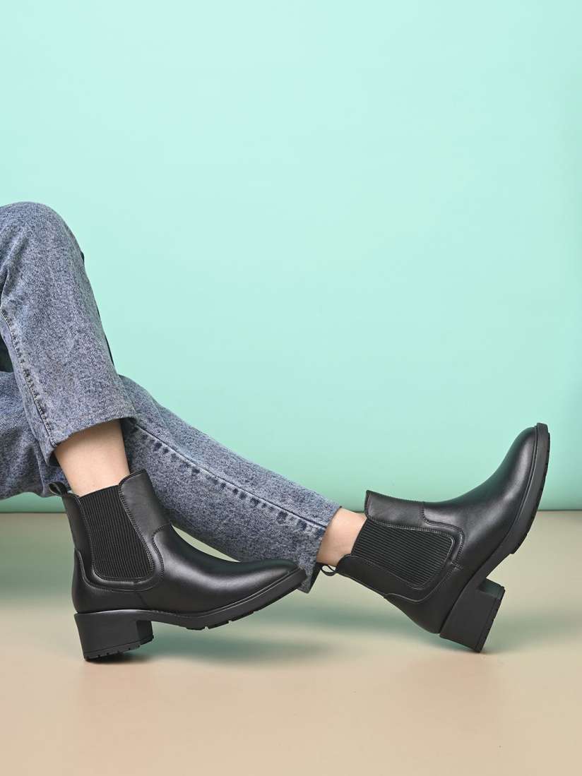 Buy The Roadster Lifestyle Co Women Casual Chelsea Boots Boots for Women 31120337 Myntra