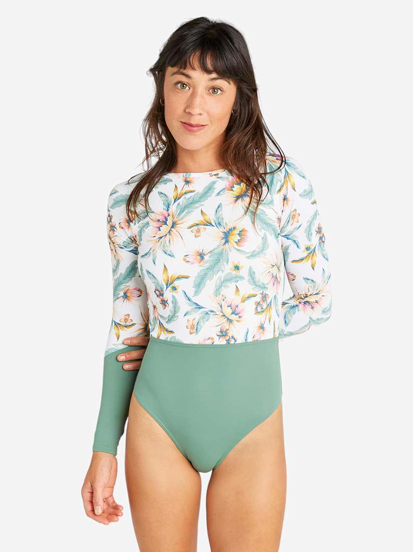 Long Sleeve Swimsuit Swimming Dress For Ladies Decathlon Olaian By