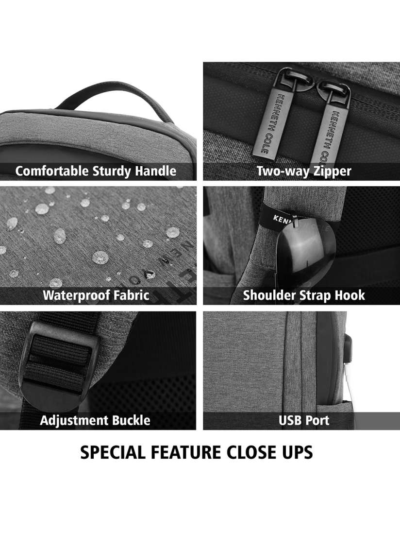 Kenneth cole backpack usb sales