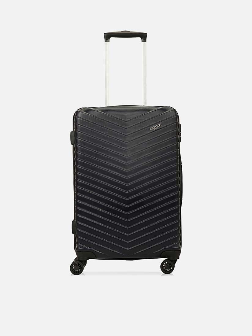 Buy Carlton London Textured Hard Sided Medium Trolley Bag Trolley Bag for Unisex 31153194 Myntra
