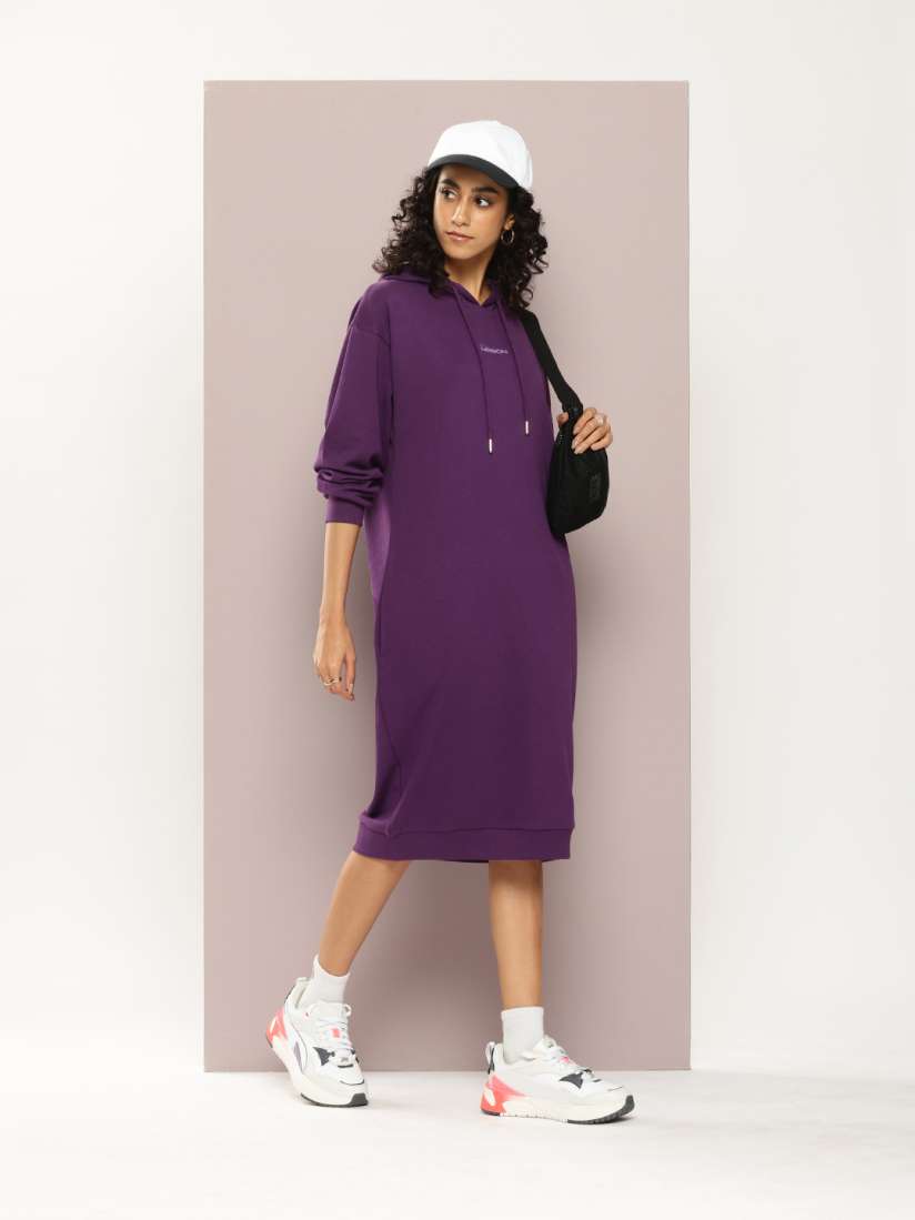 T shirt dress with hood 2025