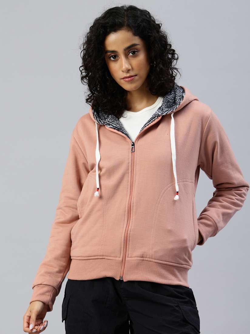 Sweatshirts with fur inside on sale