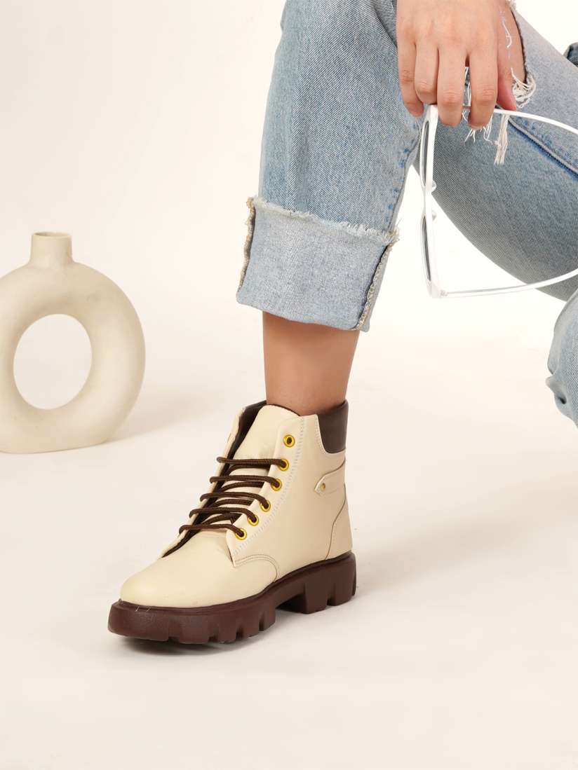 Womens heeled biker boots on sale