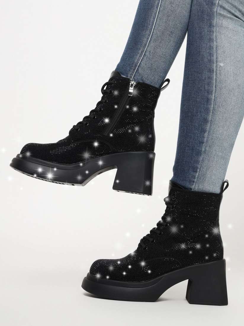 Truffle collection heeled ankle boots outlet