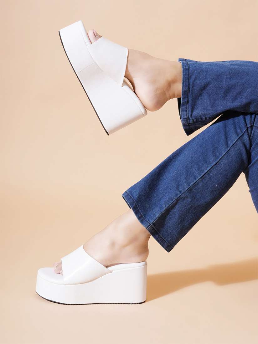 Buy PLANET WALK Women High Top Wedge Sandals Heels for Women 31303092 Myntra