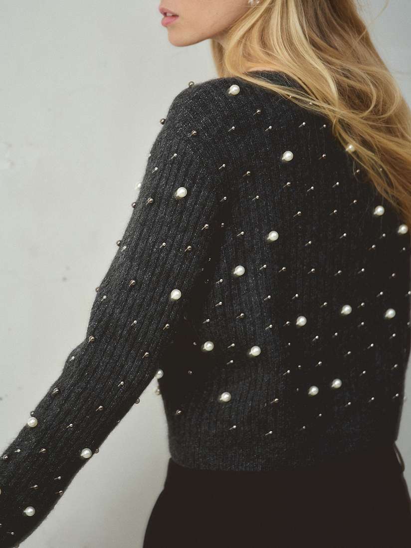 Rhinestone Buttoncardigan Rhinestone Button Cardigan H&m