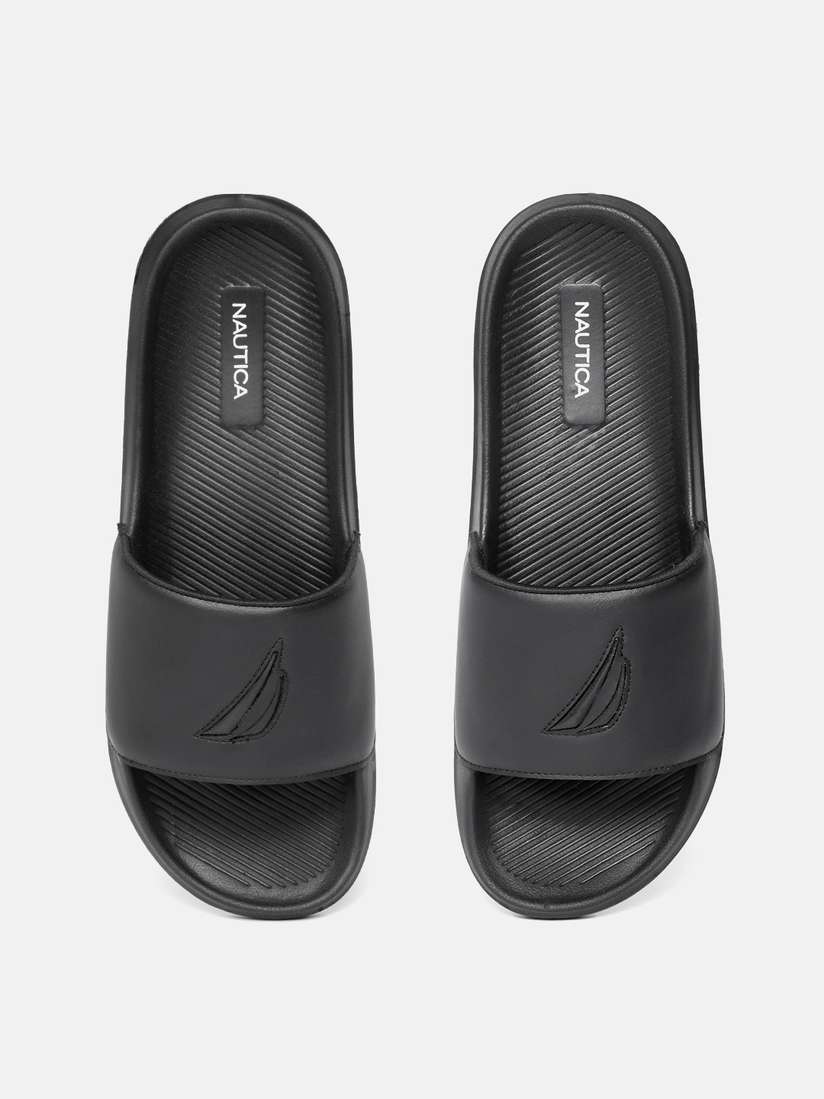 Nautica Sliders Men Nautica Slides Buy Nautica Men Brand Logo