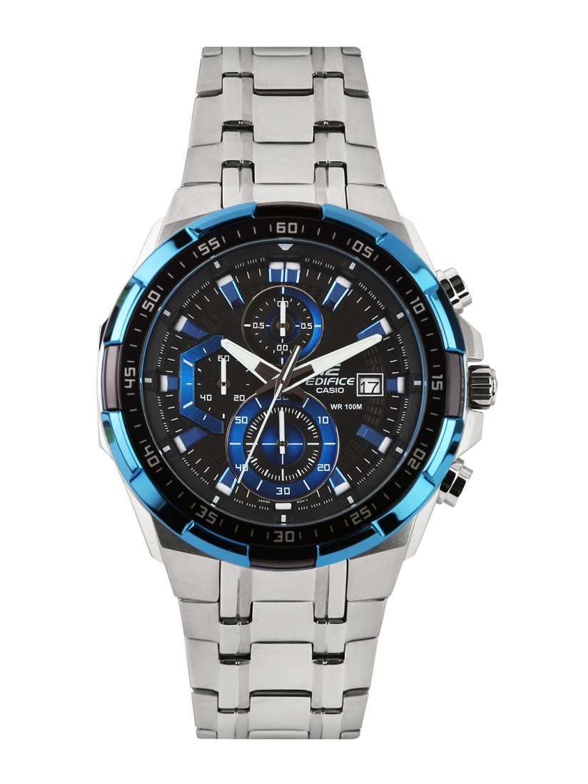 Buy CASIO Men EDifice EFR 539D 1A2VUDF Black Analog Dial Silver Stainless Steel Band EX190 Watches for Men 338042 Myntra