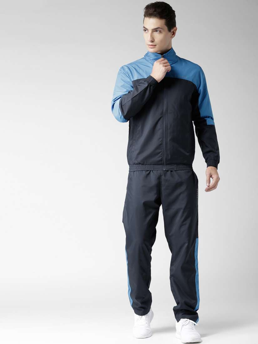 Buy SEVEN by MS Dhoni Navy Elan Solid Track Suit Tracksuits for Men 3428978 Myntra