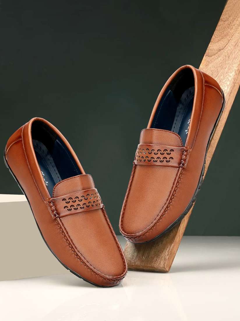 Buy INKLENZO Men Solid Slip-On Regular Loafers Casual Shoes for