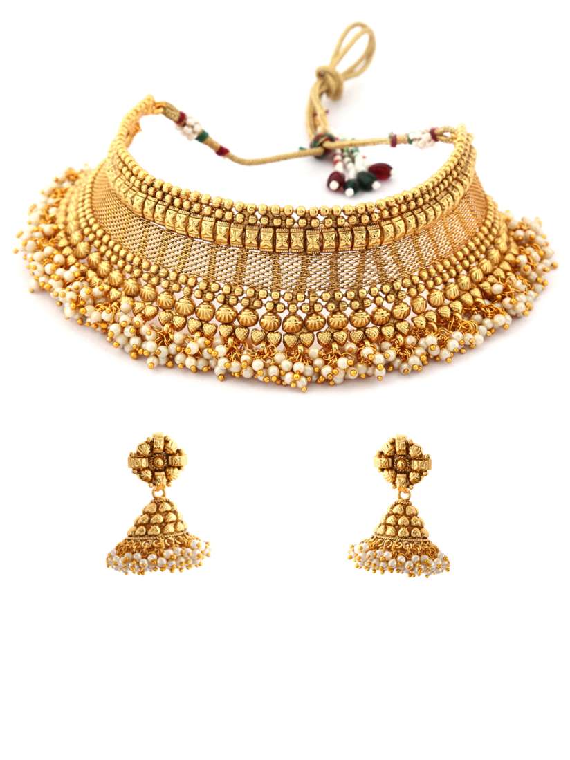 Choker necklace online myntra store