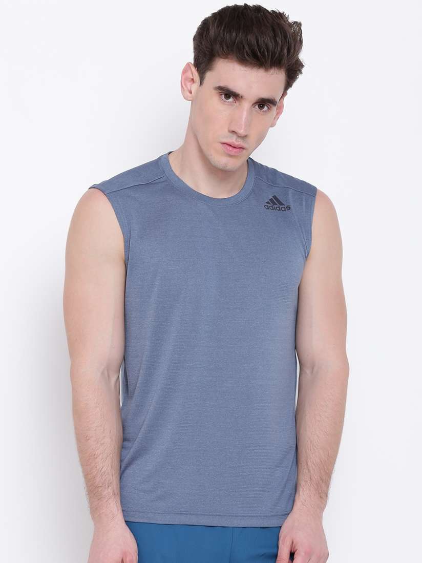 Buy ADIDAS Blue Climacool Training Sleeveless T shirt Tshirts for Men 3888658 Myntra