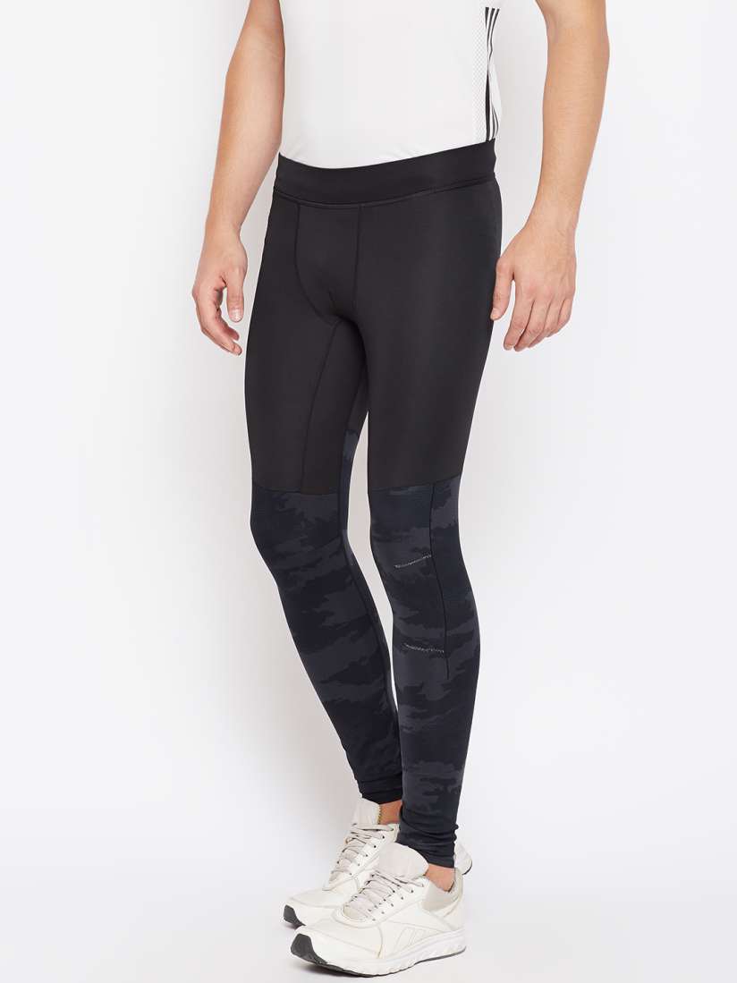 Buy Adidas Men Black TKO Printed Running Tights Tights for Men 3888719 Myntra