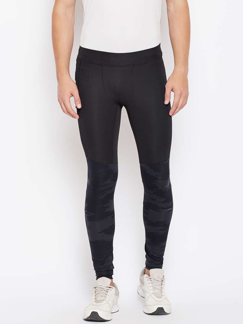 Buy Adidas Men Black TKO Printed Running Tights Tights for Men 3888719 Myntra