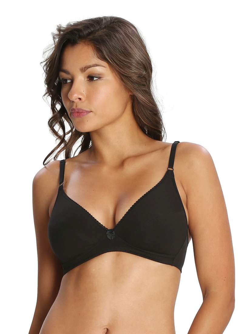 Buy Jockey Black Fashion Stretch Fashion Fit Bra 3101 Bra for Women 393656 Myntra