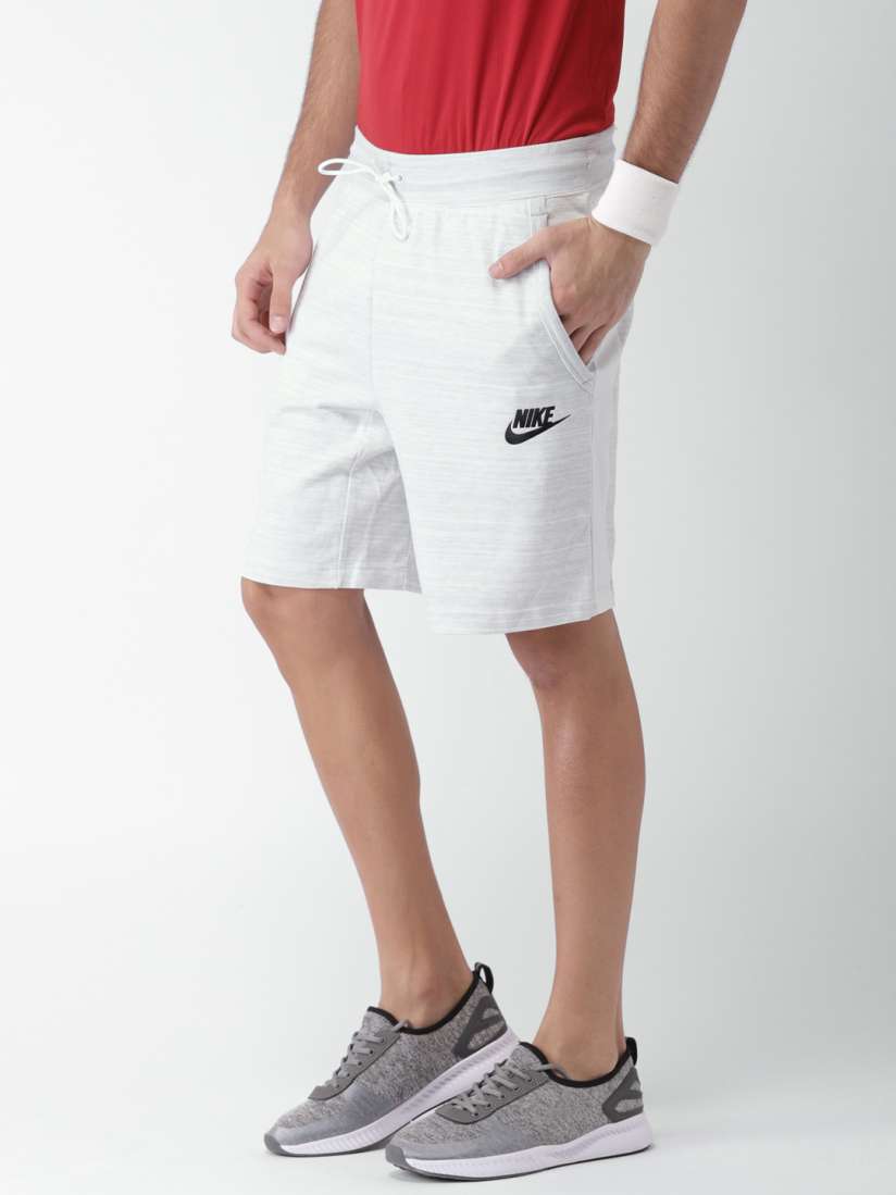 Buy Nike Men White Sportswear Advance 15 Sports Shorts Shorts for Men 4029270 Myntra