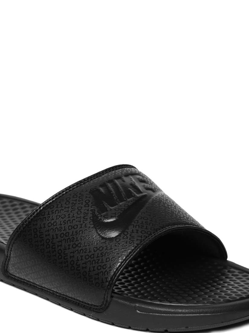 Buy Nike Men Black Benassi JDI Printed Sliders Flip Flops for Men 4030129 Myntra