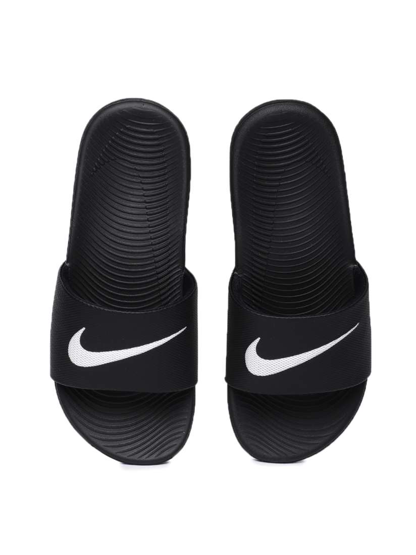 Buy Nike Boys Black Kawa Solid Sliders Flip Flops for Boys 4030132 Myntra