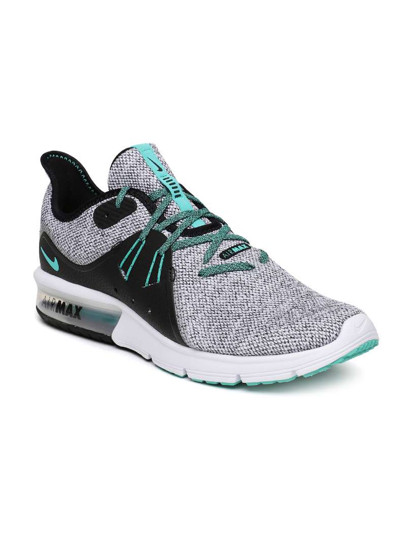 Buy Nike Men Grey Black AIR MAX SEQUENT 3 Running Shoes Sports Shoes for Men 4030190 Myntra
