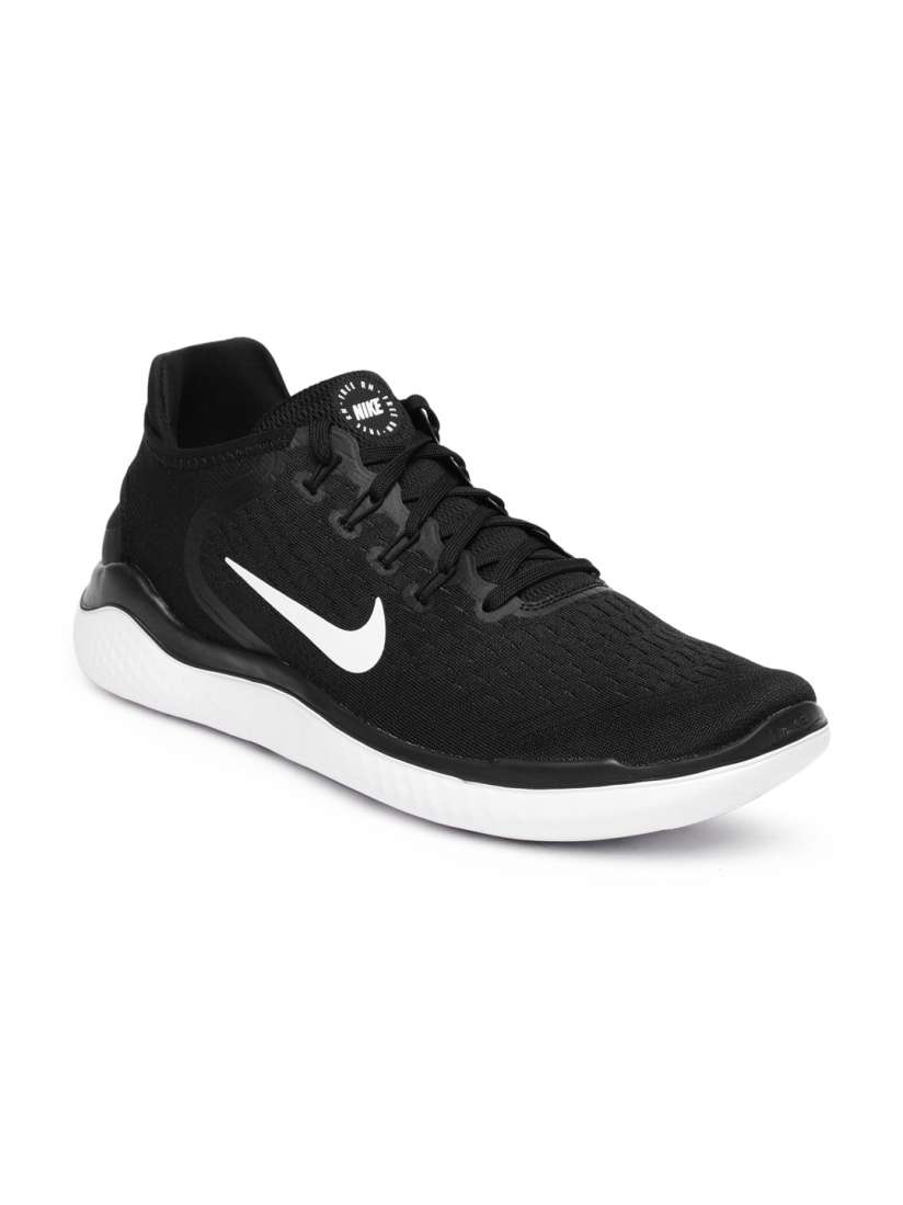 Buy Nike Men Black Free RN 2018 Running Shoes Sports Shoes for Men 4030197 Myntra