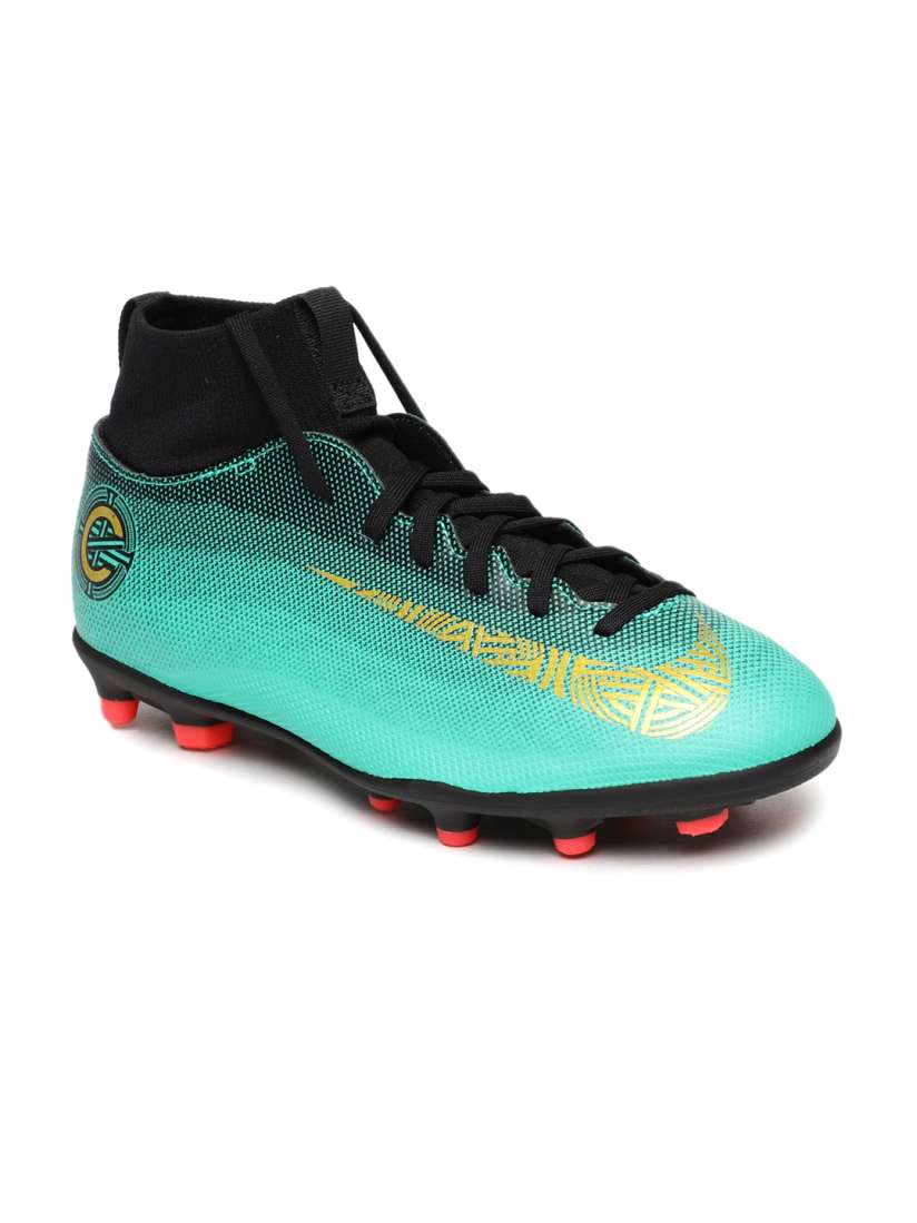Buy Nike Kids Green JR SUPERFLY 6 CLUB CR7 FG MG Football Shoes Sports Shoes for Unisex Kids 4030227 Myntra