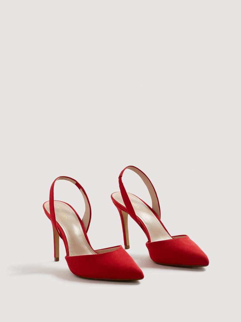 Buy MANGO Women Red Solid Pumps Heels for Women 4043588 Myntra