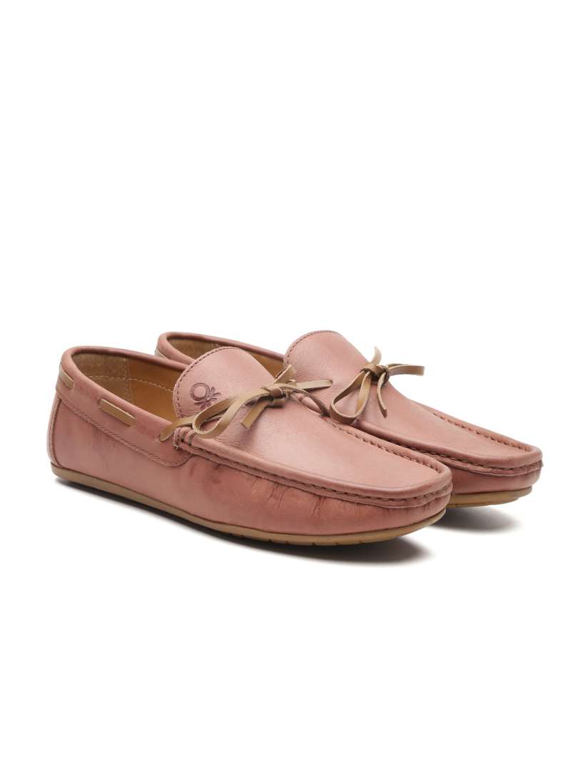 United colors of benetton men's leather loafers and moccasins top