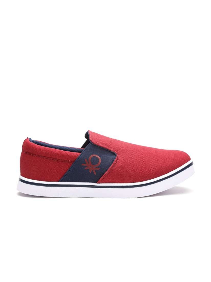 United colors of benetton red sneakers top