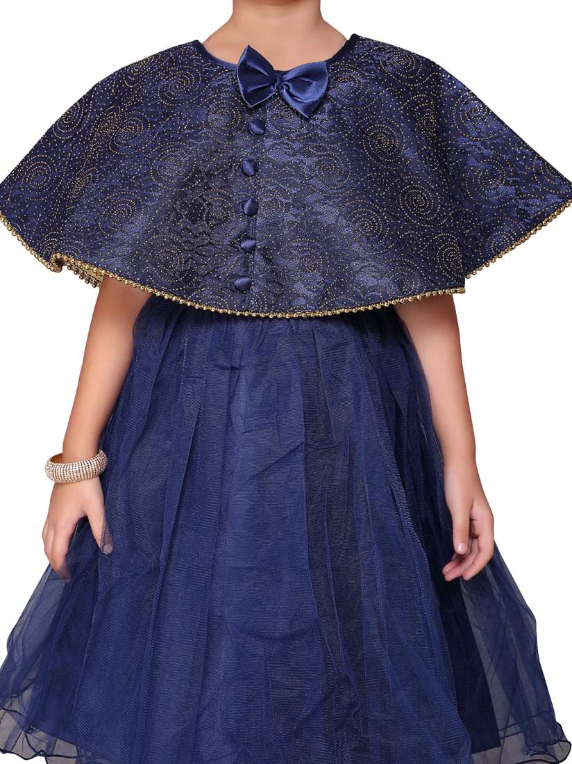 Buy ADIVA Girls Blue Solid Maxi Dress Dresses for Girls 4149557 Myntra