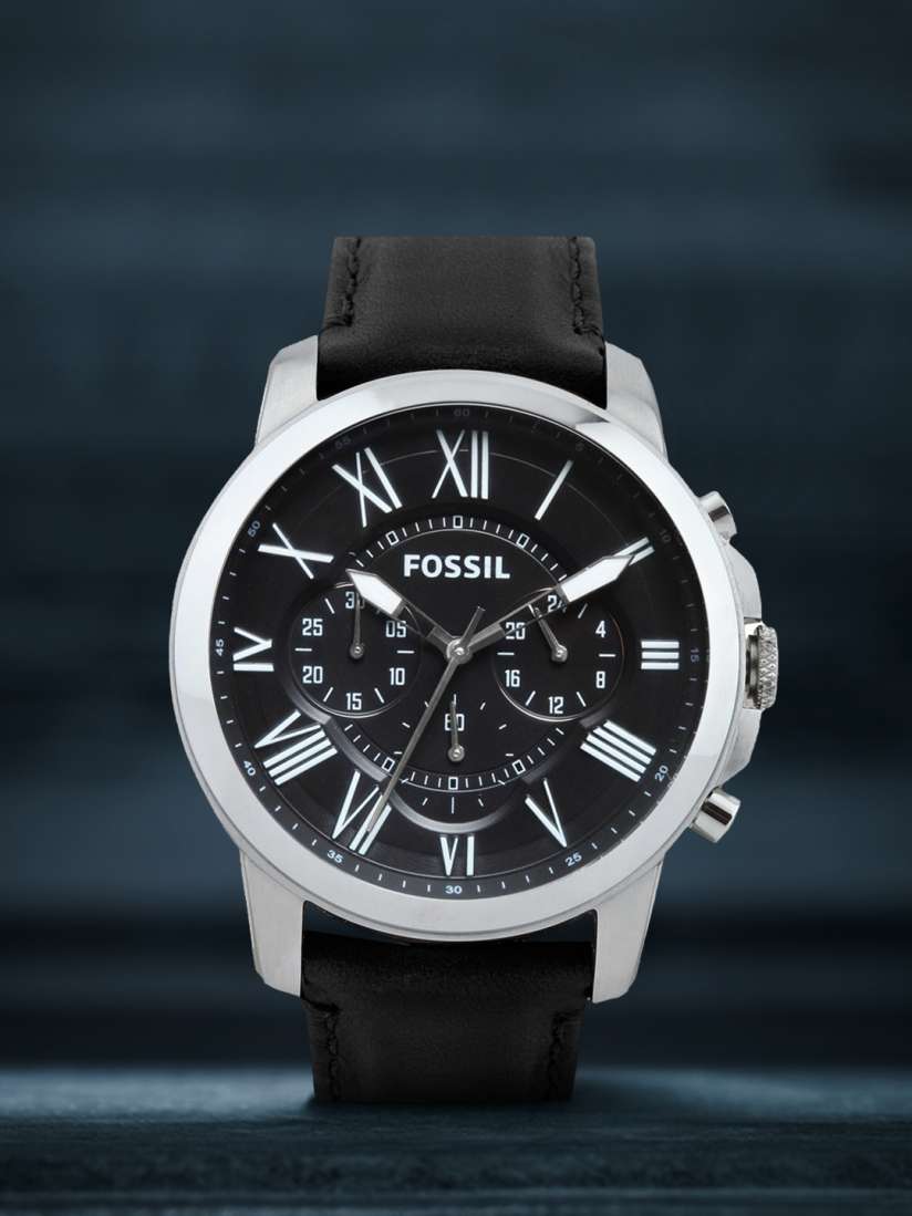 Buy Fossil Men Black Dial Chronograph Watch FS4812I Watches for Men 416032 Myntra