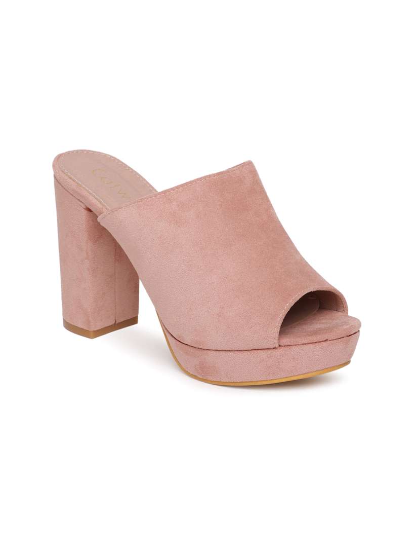 Buy Catwalk Women Pink Solid Peep Toes Heels for Women 4268416 Myntra