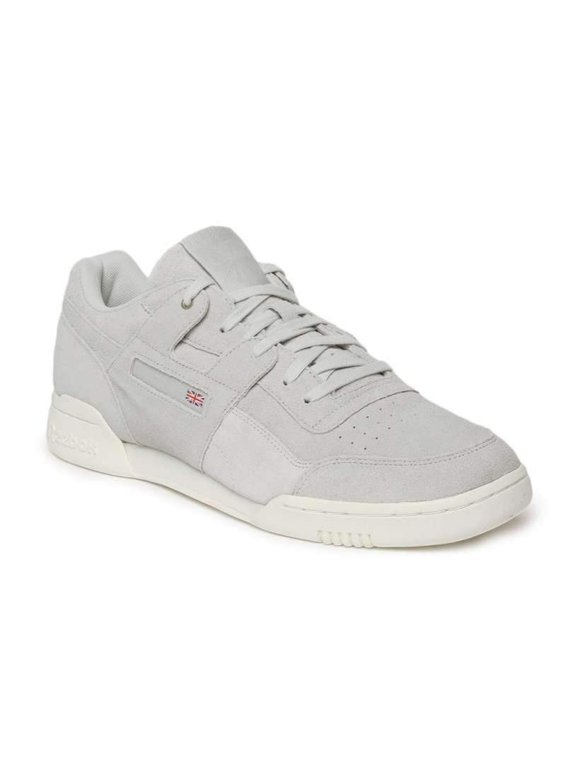 Reebok workout grey suede discount