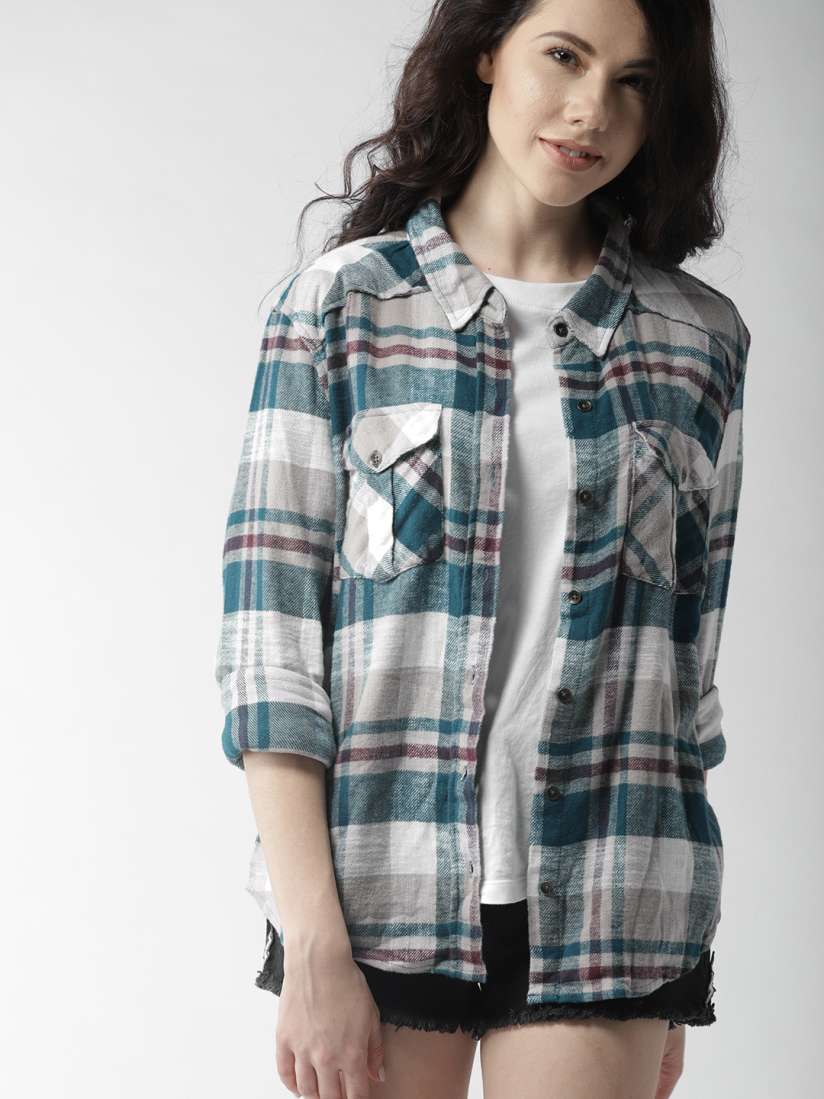 Teal shirt forever 21 best sale
